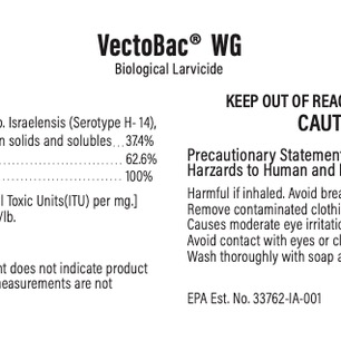 VectoBac WG Larvicide 50g (Fungus Gnats)